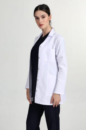 Ceket Boy Gömlek Yaka Doktor Hemşire Öğretmen Önlüğü Beyaz
